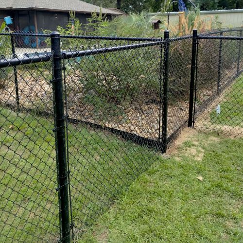 Black Vinyl Fence